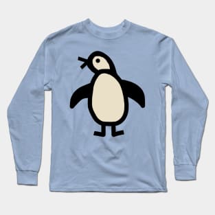 Cute Animals Penguin Portrait Long Sleeve T-Shirt